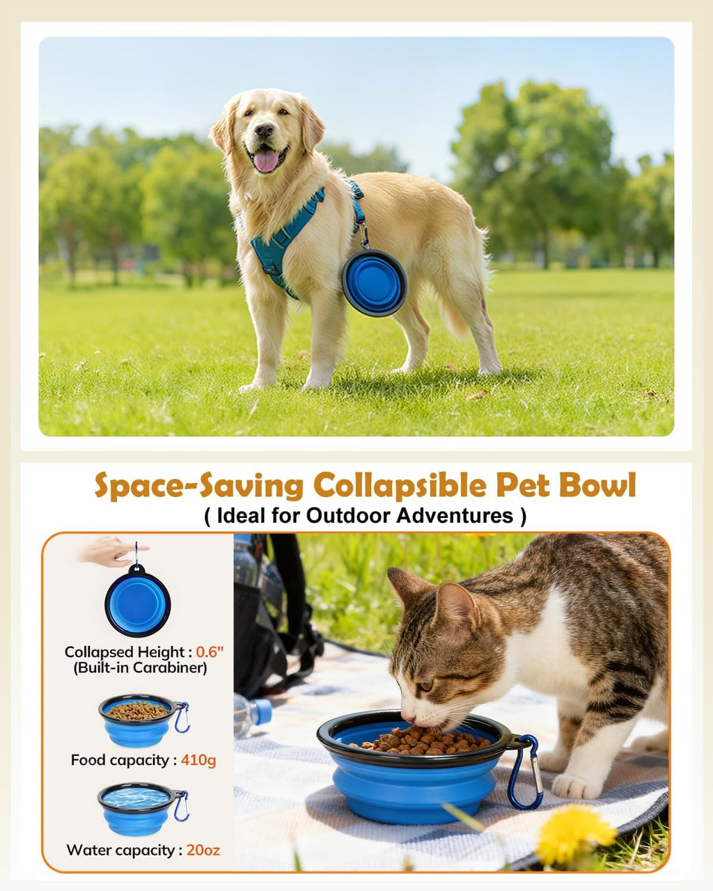 Morpilot Cat Carrier Soft for Large Medium Cats and Puppy up to 18lbs
