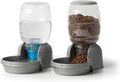Petmate Replendish Waterer and Feeder Set, 0.5 Gallon Water, 2lbs Food