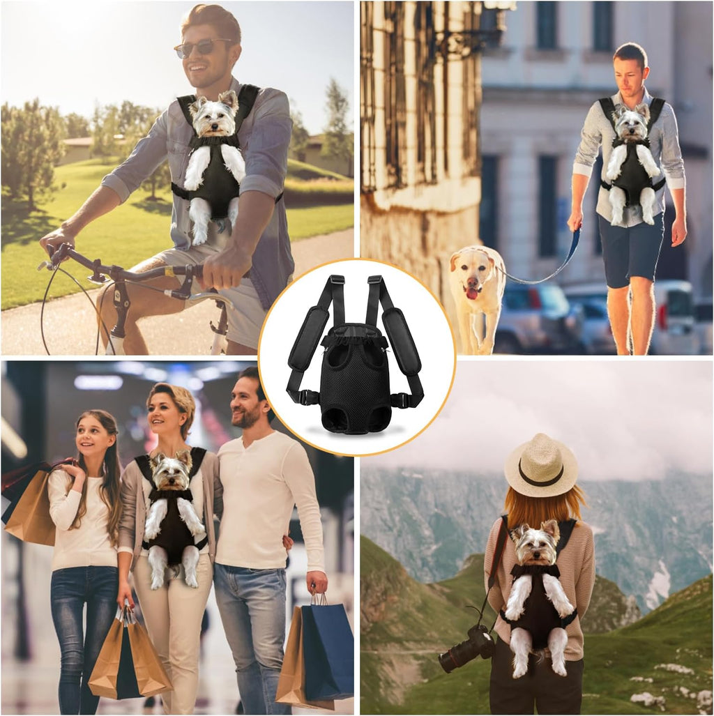 YUDODO Pet Dog Carrier Backpack Adjustable Front Carrier for Small Dog Cat