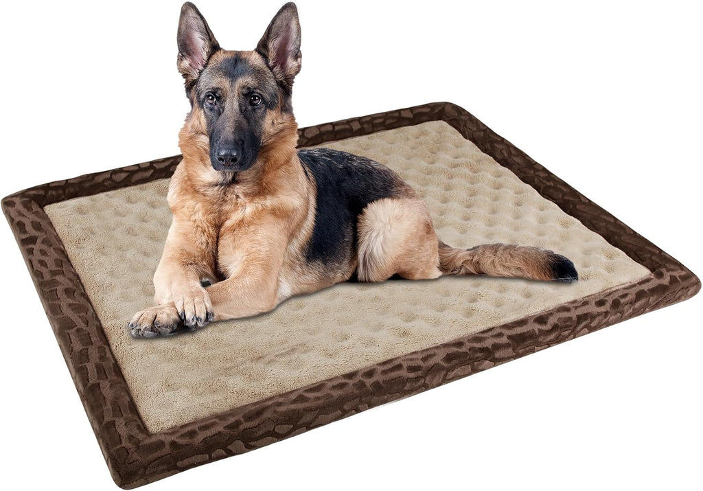 42x28 Dog Crate Bed XL Large Memory Foam Kennel Pad for Dog Cages