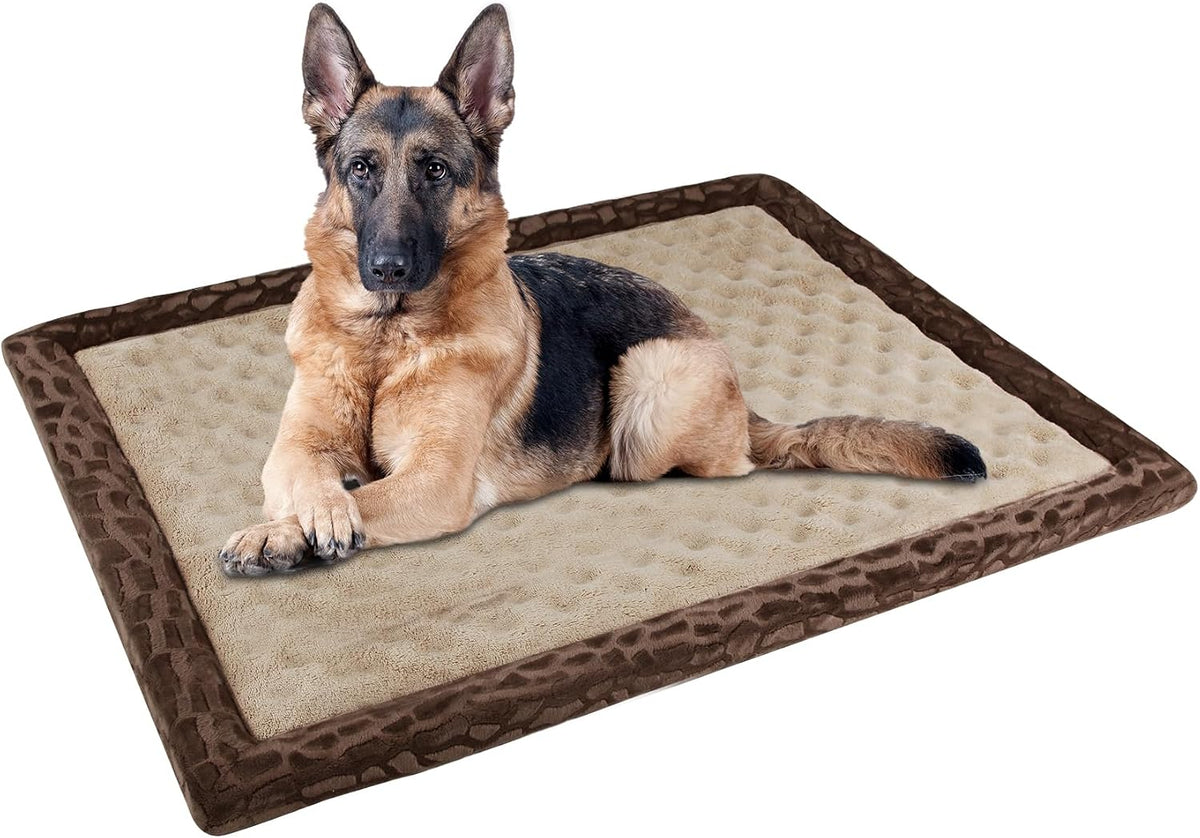 42x28 Dog Crate Bed XL Large Memory Foam Kennel Pad for Dog Cages