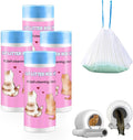 100 Count Self-Cleaning Cat Litter Box Liners Compatible With Pet Cove Automatic Cat Litter Box, 19" x 18" Drawstring Heavy Duty Kitty Litter Receptacles Bags Replacement Trash Bag