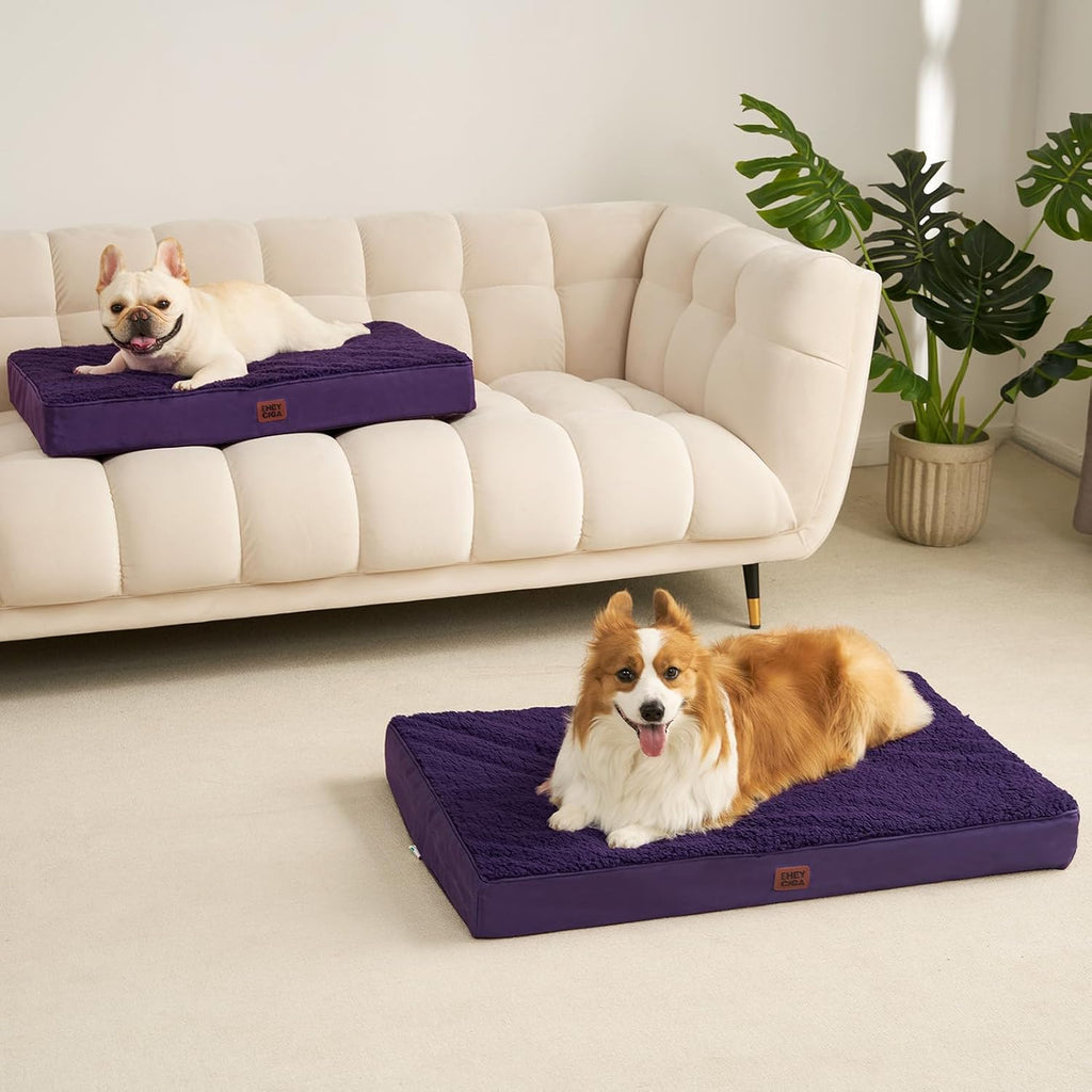 EHEYCIGA Orthopedic Dog Bed Extra Large with Removable Washable Cover, 41IN