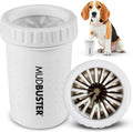 Dexas MudBuster Portable Dog Paw Cleaner, Medium, Bright White Special Edition, Premium Pet Supplies and Accessories