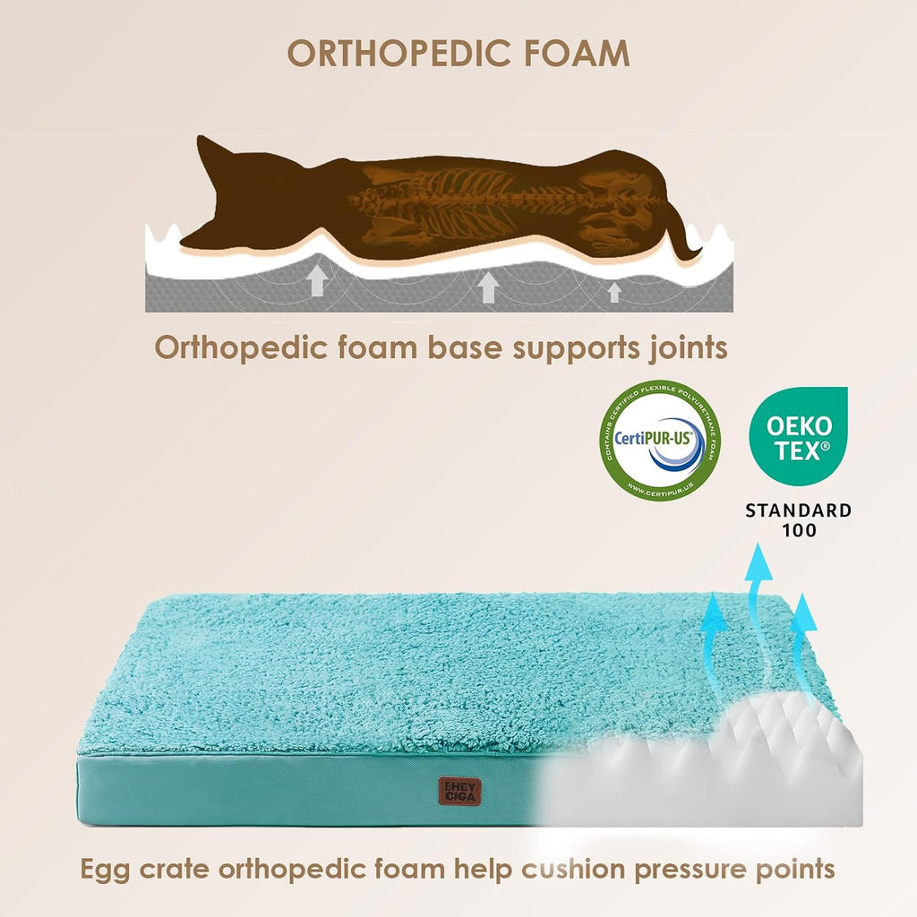 EHEYCIGA Orthopedic Dog Bed Medium with Removable Washable Cover, 30x20