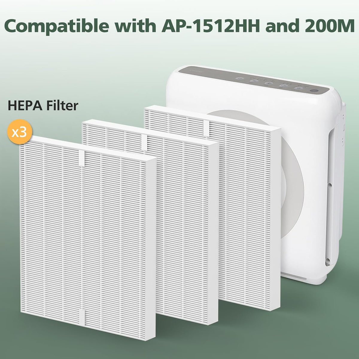AP-1512HH Filter for Coway Airmega AP-1512HH & Airmega 200M Air Purifiers