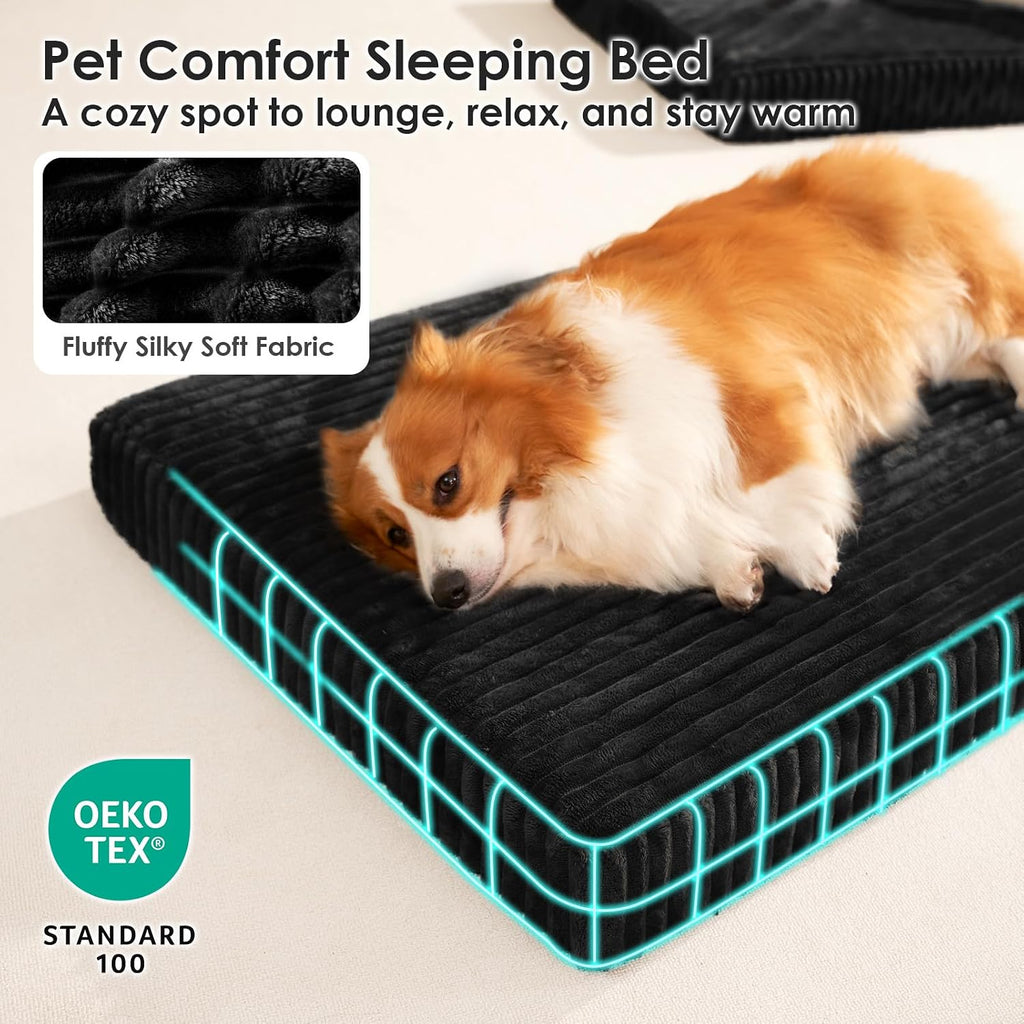 EHEYCIGA Orthopedic Dog Bed Medium Size Dog, 30"x20" Washable Pet Bed