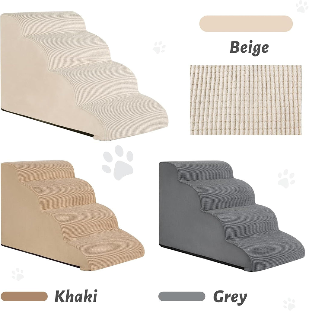 4-Step Dog Stairs Replacement Cover(for AODISMAN Pet Ramp Only),Beige