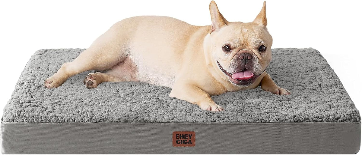 EHEYCIGA Orthopedic Dog Bed Medium with Removable Washable Cover,30x20
