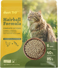 Just Try Hairball Relief Cat Food with Cat Grass, Pumpkin & Taurine, 5 lb