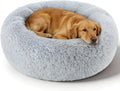 Dog Calming Beds for Large Dogs Round Donut Washable Large Sized Dog Bed