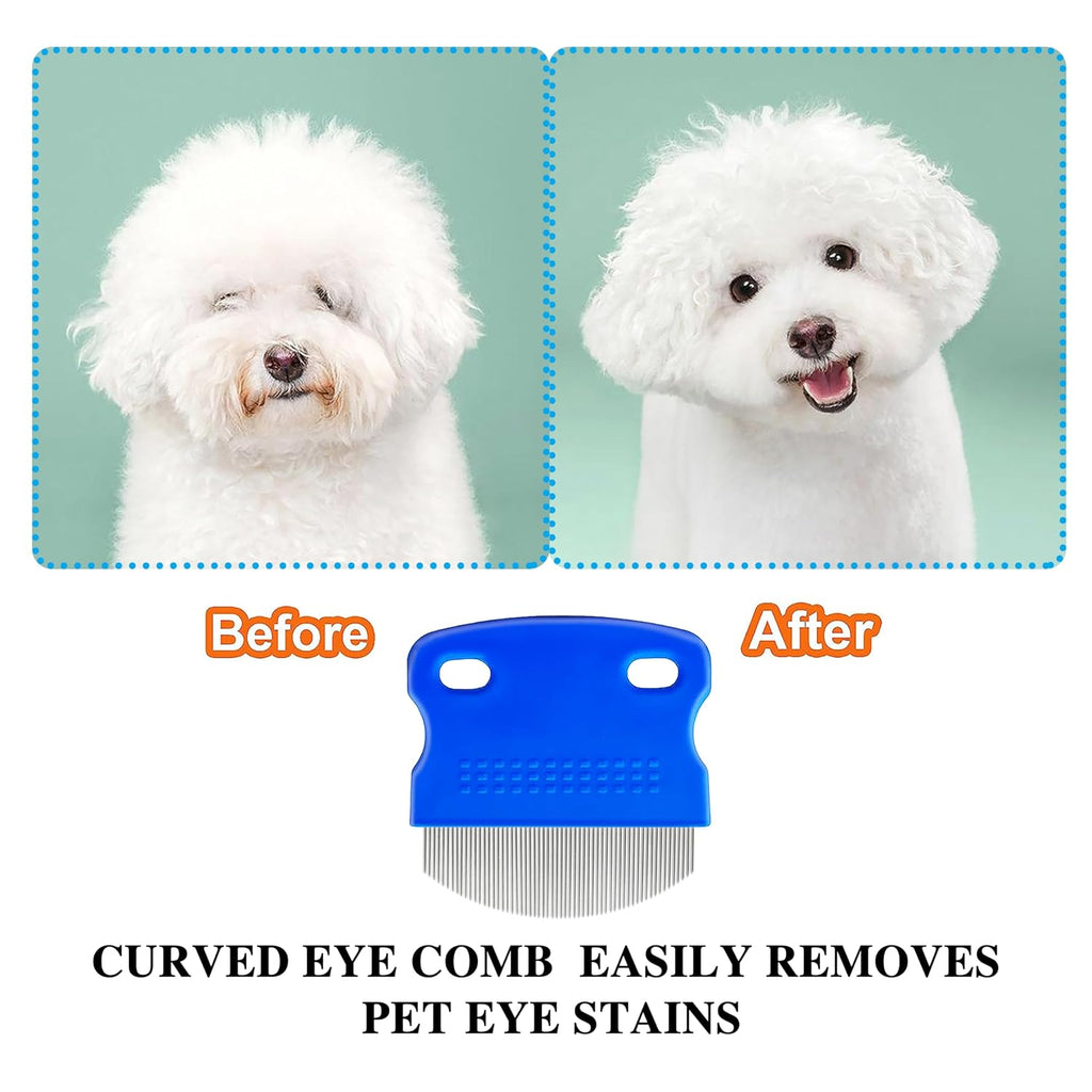 6 Pack Flea Lice Comb,dog eye comb, Flea and Tick Combs for Dogs & Cats