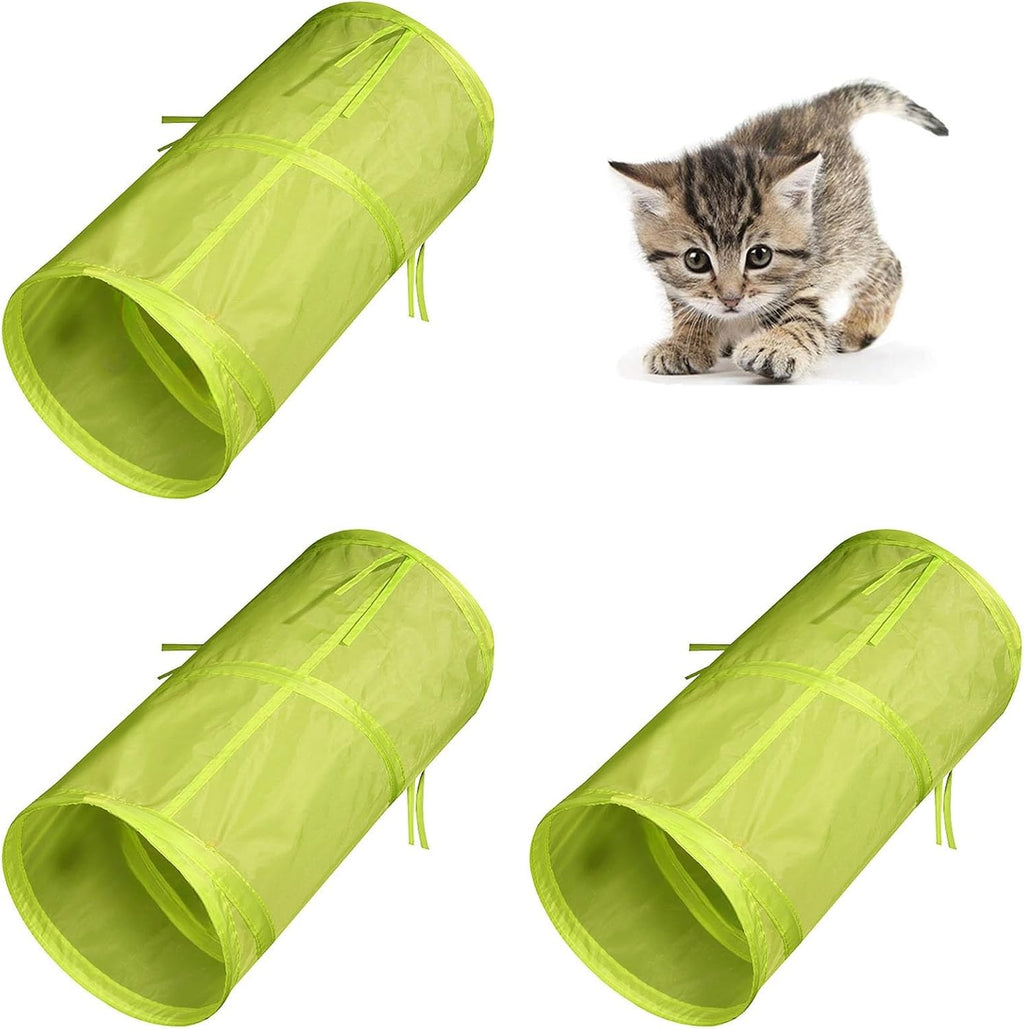 iCAGY Cat Tunnel for Indoor Small Cats Kittens Rabbits, Foldable Tube Toys