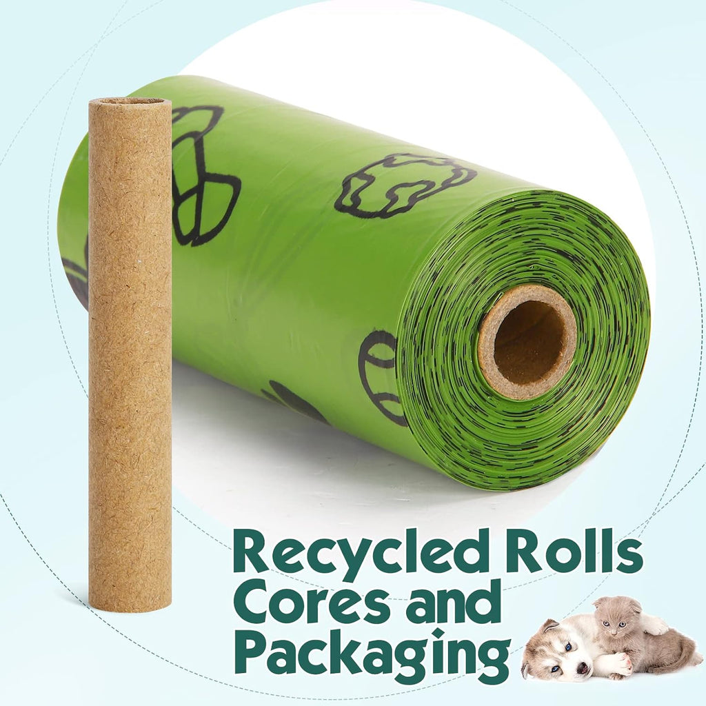 1080PCS Dog Poop Bags Bulk– Strong Leakproof for Clean Hands | Scented Dog Waste Bags Refill Rolls with Strong Seams for Daily Walks Outdoor Cleanup and Multi-Dog Homes - Green
