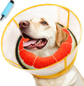 Upgraded Inflatable Dog Cone Collar to Stop Licking, Soft Dog Donut Collar