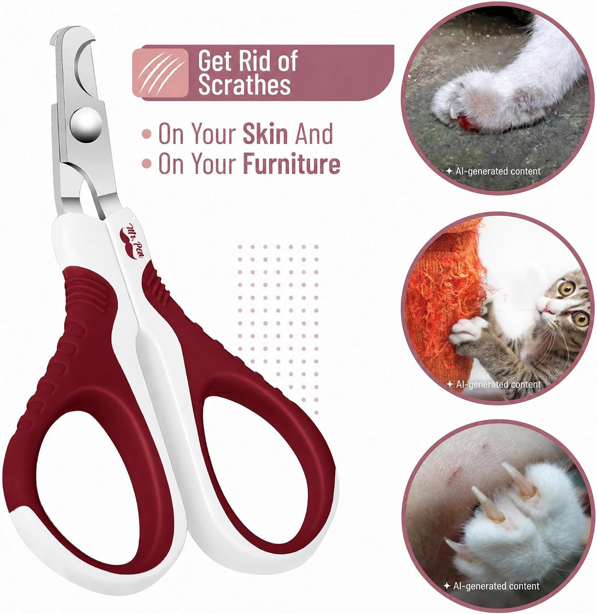 Mr. Pen- Cat Nail Clipper, Stainless Steel