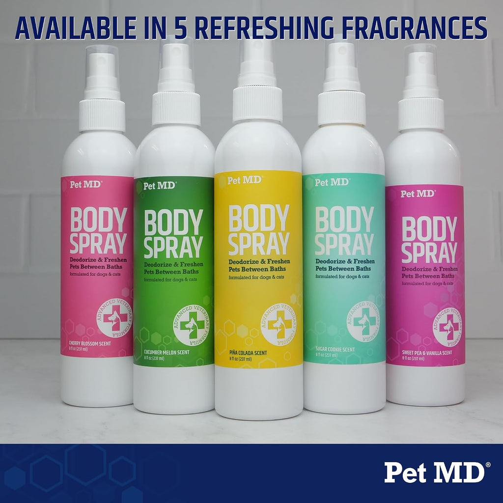 Pet MD Body Spray for Dogs & Cats - Piña Colada - 8 fl oz