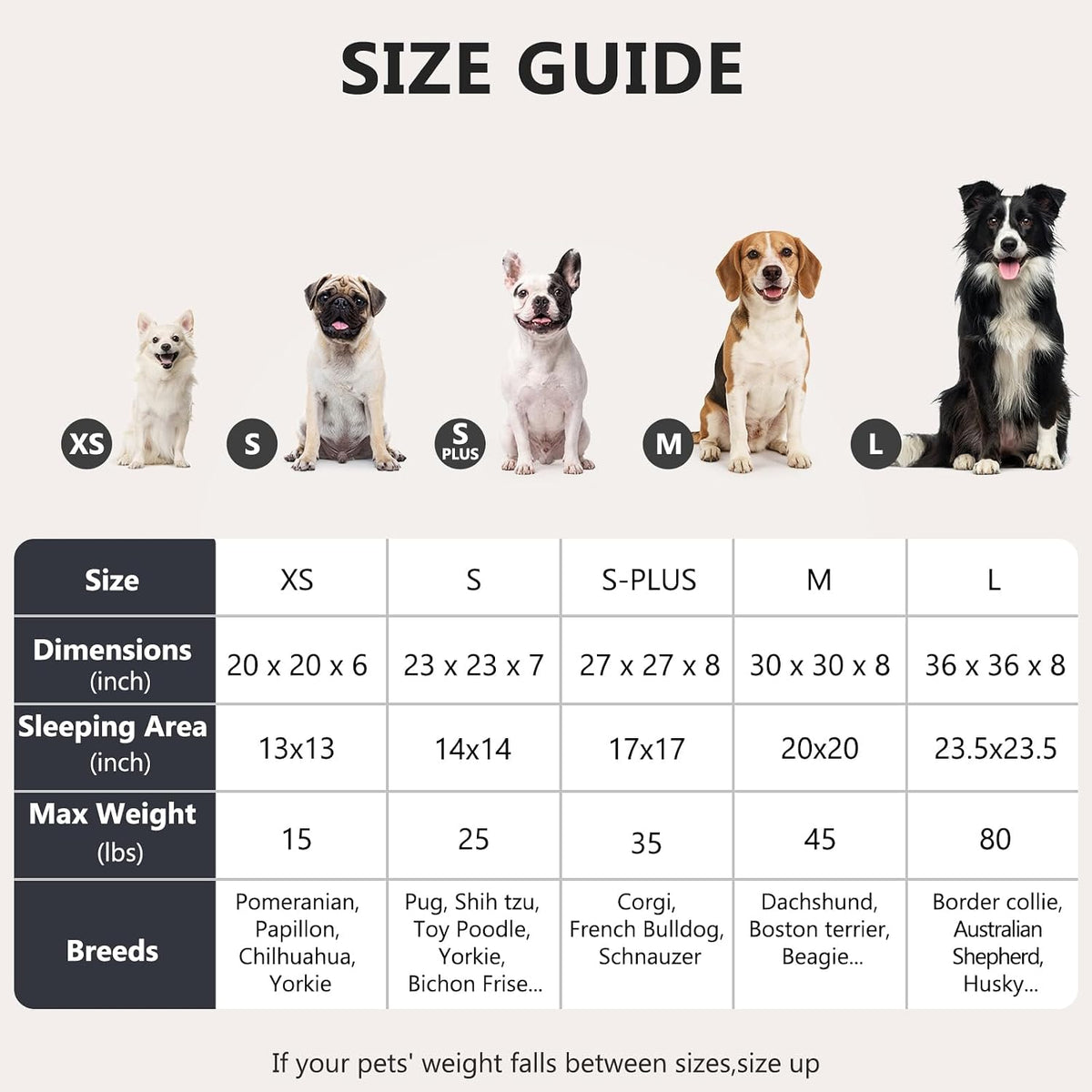 MIXJOY Orthopedic Dog Bed Comfortable Donut Cuddler Round Pet Beds Ultra Soft Washable Dog and Cat Cushion Bed (23'', Ivory Beige)