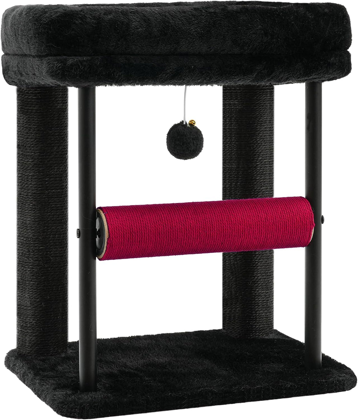 Hey-brother Cat Tree, Sturdy Tower with Sisal-Wrapped Columns, MPJ010SBR