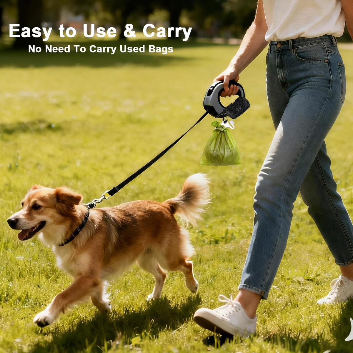Dog Waste Bag Dispenser Pet Poop Bags Holder for Doggie Waste Bags Dispensers Soft Fabric Zipper Small Doggy Puppy Pouch for Leash Accessory Attachment with Carrier,2PCS Black