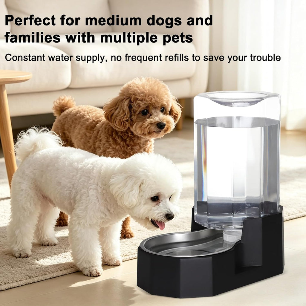 Sfozstra 7L Gravity Dog Water Dispenser:Filter Free Design