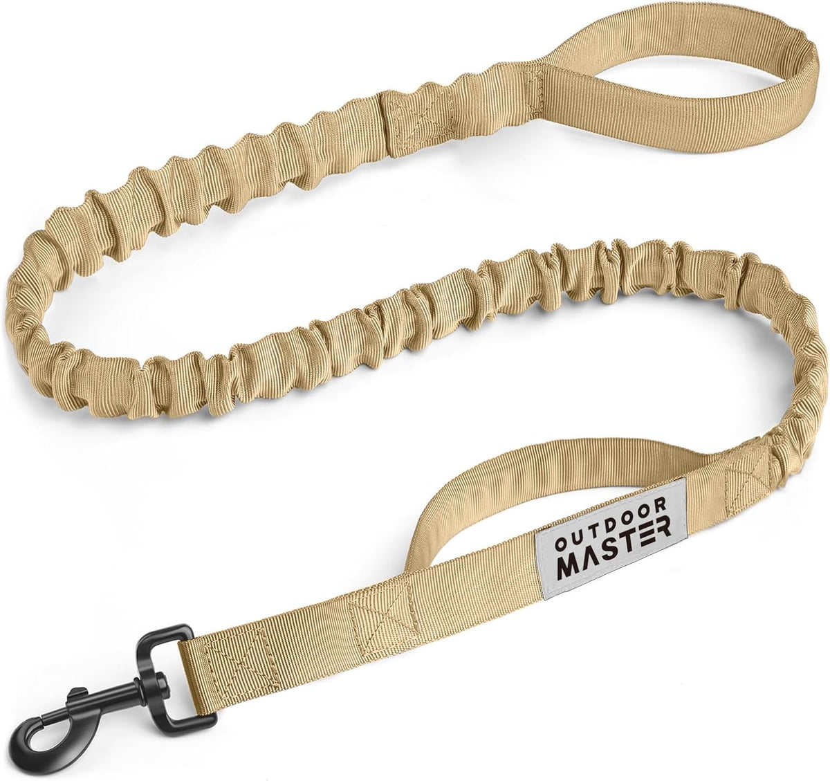 OutdoorMaster Bungee Dog Leash, Heavy Duty Dog Leash with Shock Absorption