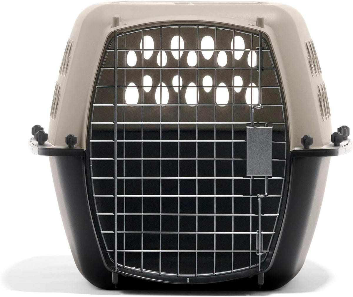 Petmate Vari Dog Kennel, Carrier, 10 to 20lbs, 24in, Taupe and Black