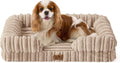 COZY KISS Orthopedic Warming Dog Bed Medium Sized Dog, 30 inches, M, Khaki