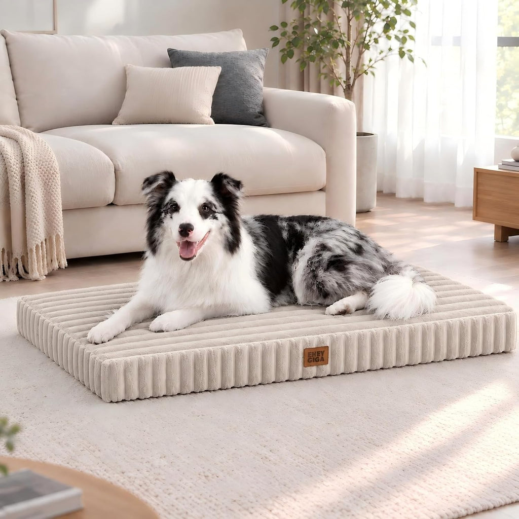 EHEYCIGA Orthopedic XL Dog Beds Large Sized Dog, 41"x27" Washable Pet Bed