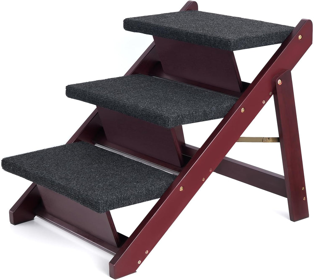 BRIKY Wooden Dog Stairs/Steps 19.5" H