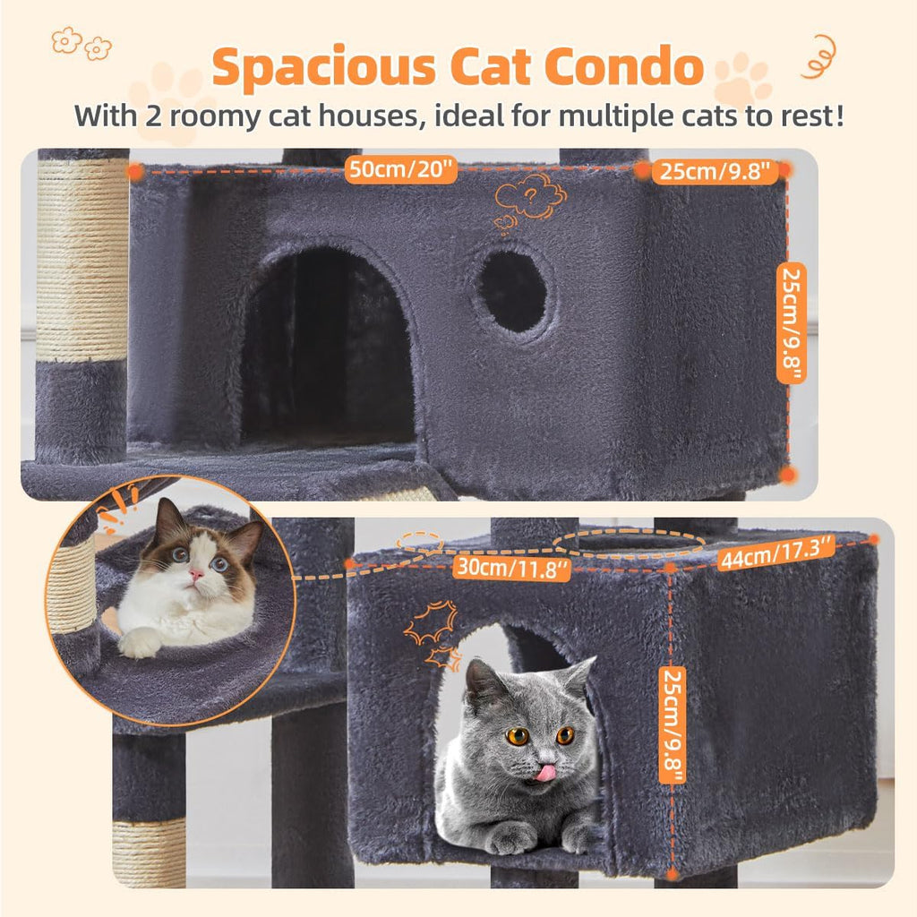 Taoqimiao Cat Tree, 71 in Extra Large Cat Tower for Inddor Cats, MS026LG