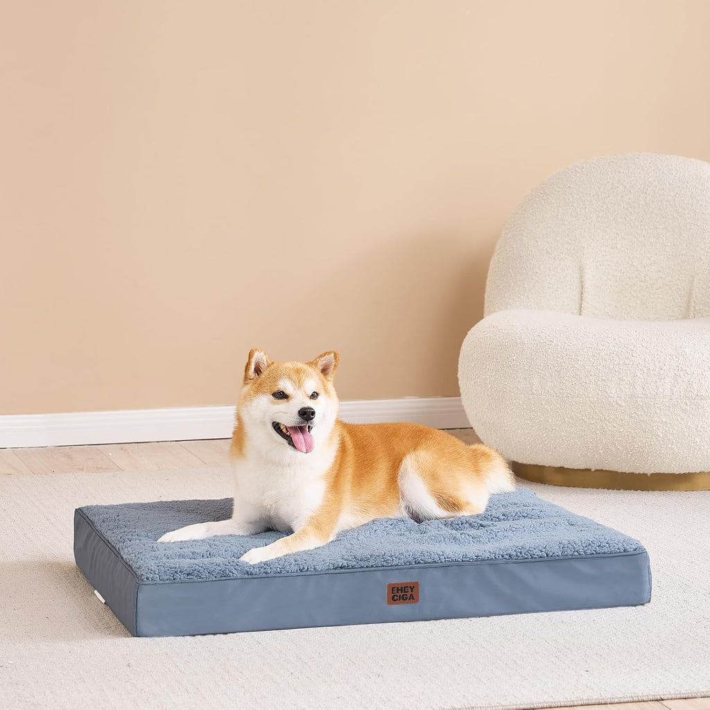 EHEYCIGA Orthopedic Dog Bed Medium with Removable Washable Cover, 30x20