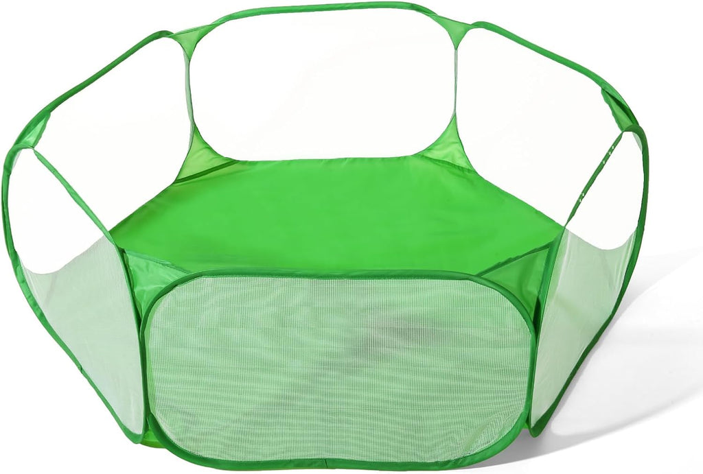 STARBOLO Kids Ball Pit Play Pool Play Tent, Toy Ball Play Pool Foldable Play Tent for Kids Girls Boys Pets Indoor and Outdoor, Balls Not Included (Green).