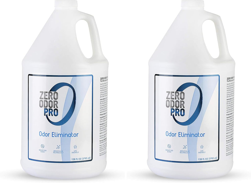 Zero Odor Pro Commercial Strength Odor Eliminator, Room Deodorizer and Air Freshener, Refill, 128 oz (Pack of 2)
