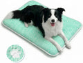 furrybaby Dog Cooling Mat, Washable Thick Mat for Dogs Cats, 35x28, Mint