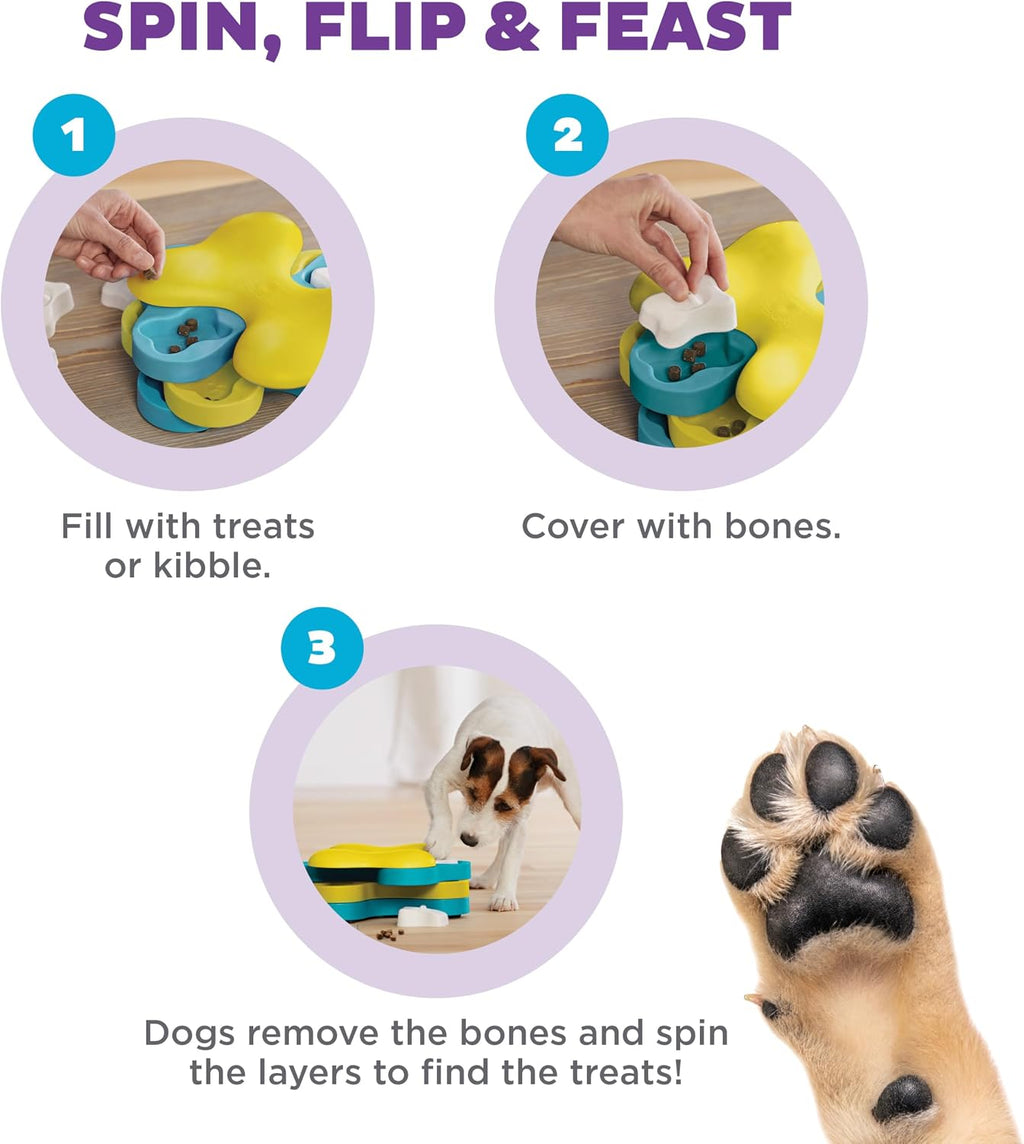 Outward Hound Nina Ottosson Dog Tornado Dog Toy Treat Puzzle, 9.8"