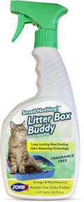 ZORBX Unscented Cat Litter Deodorizer Spray 24 Oz, Litter Box Deodorizer