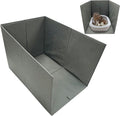 Cat Litter Box Enclosure Splash Guard Large Foldable Removable Mat, Tall for Litter Contained High Side Out Litter Box Keeping Litter Off Floor Easy Clean (26.4 * 21.3 * 16.5 inch)