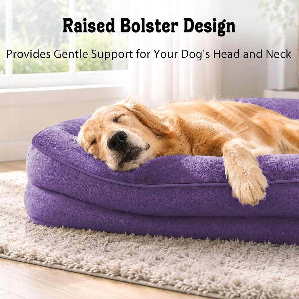 Chez Paw Waterproof Orthopedic Dog Bed for Large and Extra Large Dogs