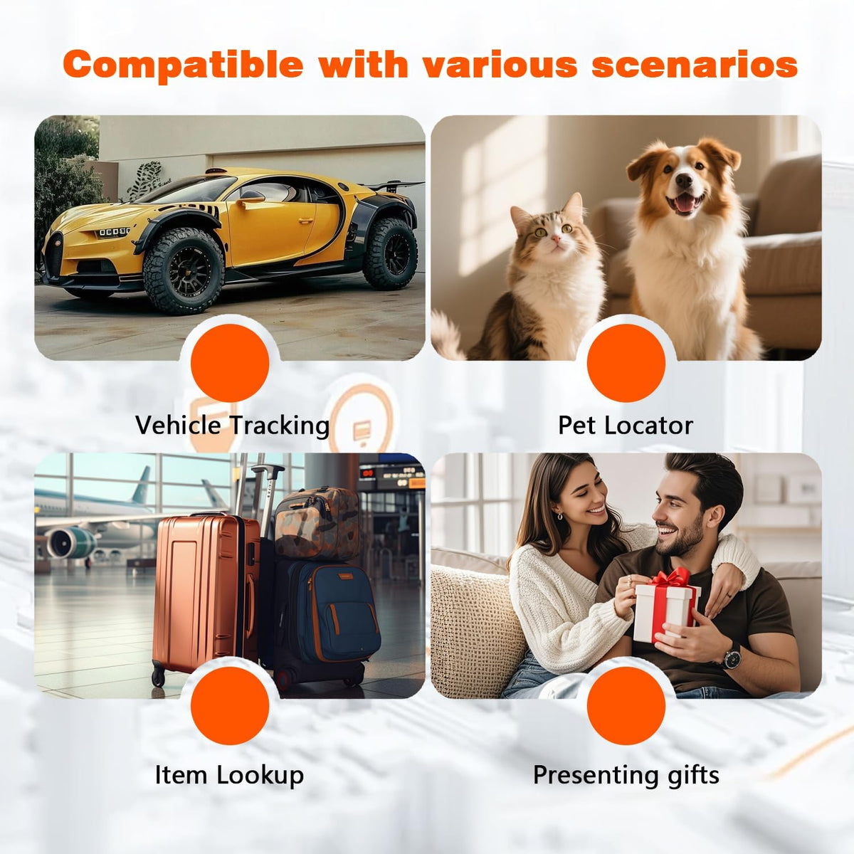 2026 New Model Mini GPS Tracker for Vehicles,No Subscription No Monthly Fee Portable Real-Time Tracking GPS Tracker for Car Kids Dogs Trucks GPS Tracking Device