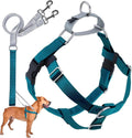 2 Hounds Design Freedom No Pull Dog Harness and Leash, 1" XL, Teal
