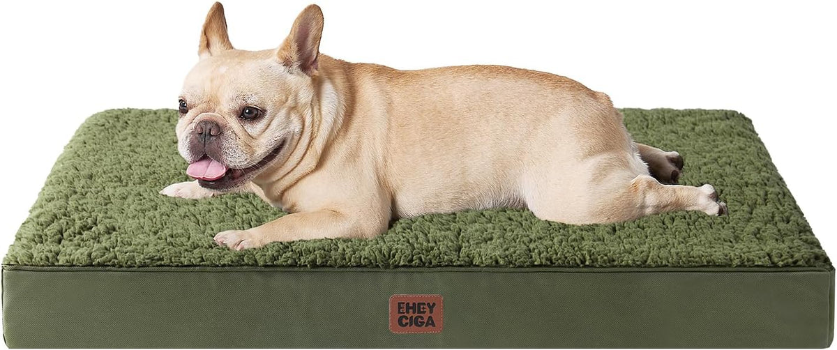 EHEYCIGA Orthopedic Dog Bed Medium with Removable Washable Cover, 30x20