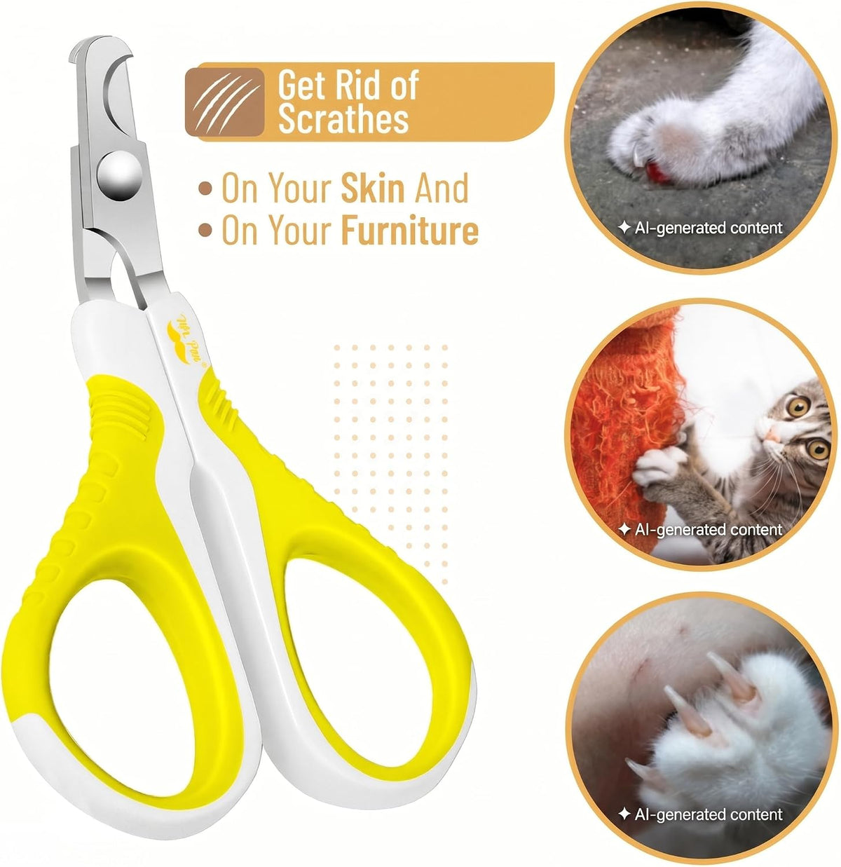 Mr. Pen- Cat Nail Clipper, Stainless Steel