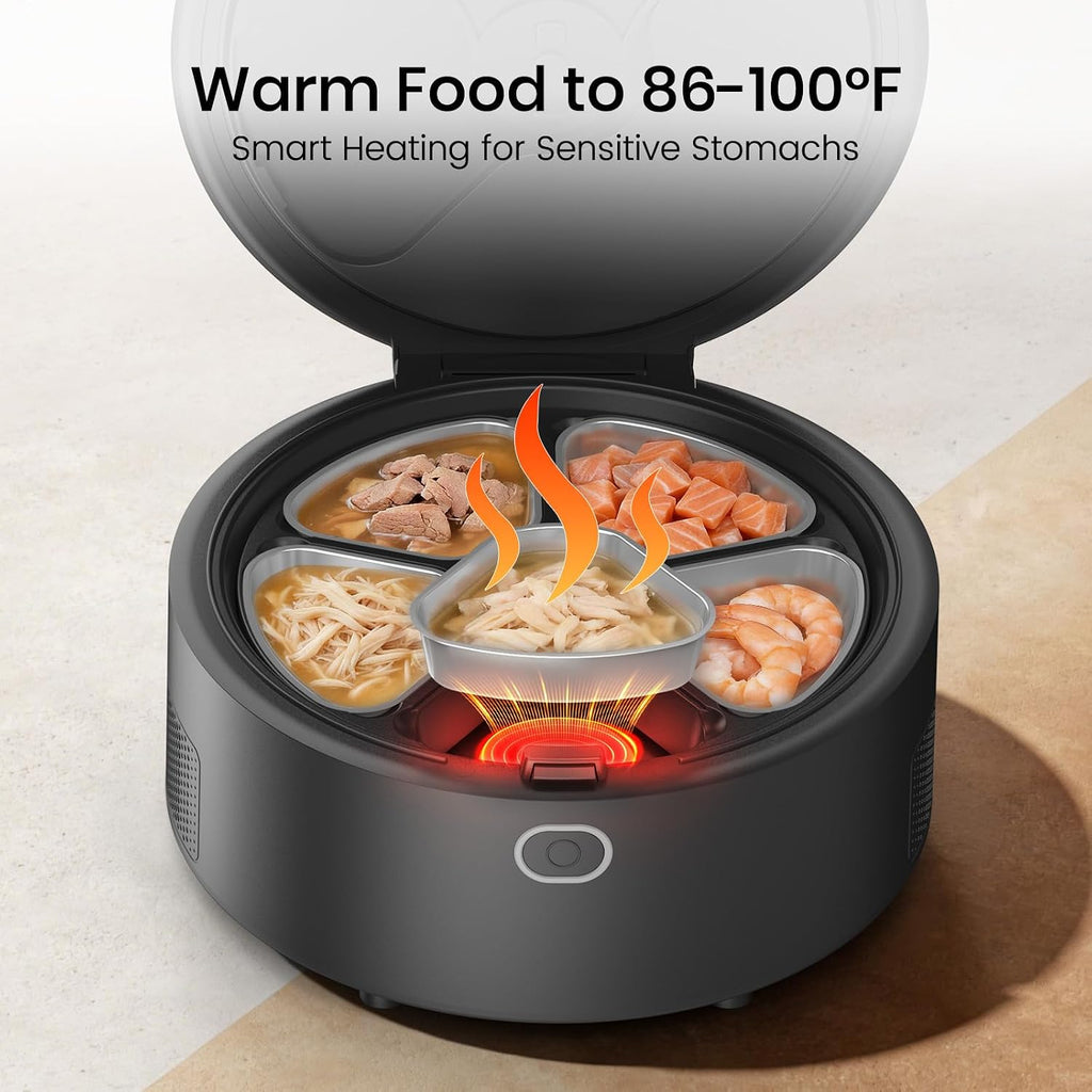 Invengo Automatic Wet Food Cat Feeder with Cooling, Camera & App Control