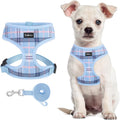 SCENEREAL Puppy Dog Harness with Leash Set for Small Medium Sized Dogs