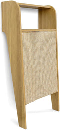 Wesley Cat Scratcher 20” x 11” x 40” Oak- Stylish & Durable Sisal