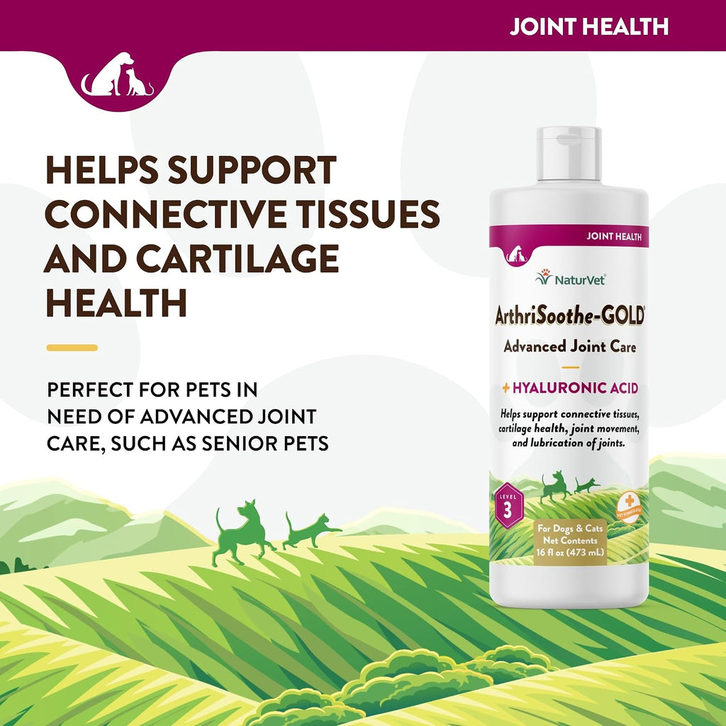 NaturVet – ArthriSoothe-Gold Advanced Care Liquid - 16 oz