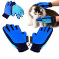 2-in-1 Pet Grooming Gloves 2-Pack – Double-Sided Deshedding & Pet Hair Remover for Dogs & Cats – Gentle Massage Glove – Lint Remover for Furniture & Clothing