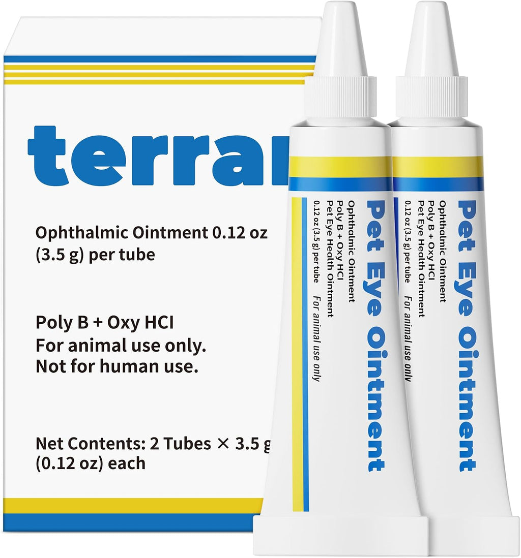 Pet Eye Care Cream for Cats, Dogs, Horses & Birds | Helps Clean Around Eyes, Supports Comfort & Moisture | Double Pack (2 x 3.5 g)