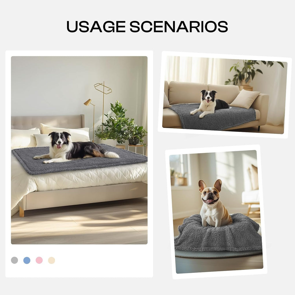 Luciphia Ultra Soft Sherpa Fleece Dog Puppy Cat Blanket for Small Pets